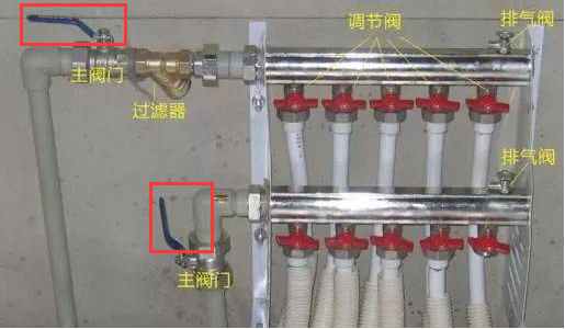 地源热泵地暖分集水器开关如何打开与关闭？